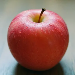 a beautiful photo of a red apple, Fujicolor Superia 1600