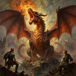 An epic majestic gothic dragon bellowing fire, by Wayne Barlowe, by Ivan Aivazovsky, by Bruce Pennington, by Paul Lehr, masterpiece, oil on canvas, trending on artstation, top on pixiv, cinematic composition, dramatic scene, beautiful aesthetic lighting, artgem, concept art, sharp, high details, hyper-detailed, astrophotography, no frames, 8K