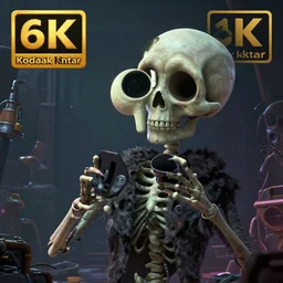 A photo of an upcoming Pixar movie about death, rendered in Unreal Engine, 8K concept art, detailed, cohesive, mixed media, volumetric lighting, ambient occlusion, 8K 3D, shot on Kodak Ektar