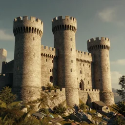 citadel, 8 k, hd, dof, kodak film, volumetric lighting, subsurface scattering, photorealistic, octane render, details
