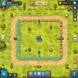 top down game level