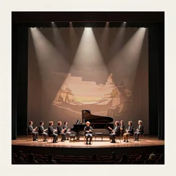 concert by disney concept artists, blunt borders, rule of thirds