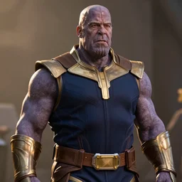 vin diesel as thanos, photorealistic, cinematic shot
