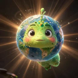 an earth elemental portrait, pixar style by tristan eaton stanley artgerm and tom bagshaw