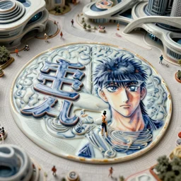 anamorphic, fuji gfx, aerial view wide shot ; beautiful typographic film still of wired kanji brain map scene in style of 1 9 9 0 s frontiers in miniature porcelain retrofuturism deep emboss macro design architectural art studio photography magazine kanji banner seinen manga extreme closeup portrait edition, real - life sign porcelain kanji banner, highly detailed, eye to eye contact, pointe poses, tilt shift zaha hadid scene background, 8 k