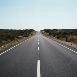 an endless road, infinite,