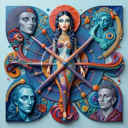 art, smooth, detailed, intricate, non euclidian, vibrant, stability ai, lisa frank, andreas franke, gertrude abercrombie, h r giger, rufino tamayo, ivan shishkin, cool lighting