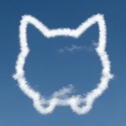 cat - shaped cloud