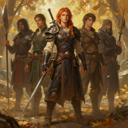 autumn, pretty, beautiful, dnd character art portrait, matte fantasy painting, deviantart artstation, by jason felix by steve argyle by tyler jacobson by peter mohrbacher, cinematic