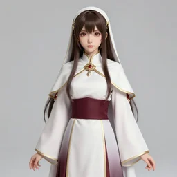 studio portrait of neutral good colorful female cleric bard healer as absurdly beautiful, elegant, realistic anime gravure idol, an ultrafine hyperdetailed illustration by kim jung gi, irakli nadar, intricate linework, detailed faces, super sharp focus, bright colors, octopath traveler, final fantasy, unreal engine 5 highly rendered, global illumination, radiant light