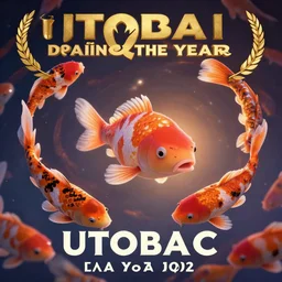 utopian fish coi carp space movie poster animation pixar by disney 2 0 2 0 film of the year award winning
