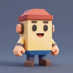 stylised simplified exaggerated 3 d avatar character for a game, character design, playful, fun, game art, pinterest, low poly