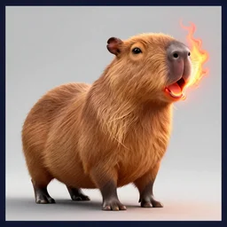 giant flying fire breathing capybara, medium shot, disney concept artists, blunt borders, rule of thirds, by jaime jones, tom bagshaw, lawrence alma - tadema, greg rutkowski, helmut newton, fantasy art, intricate, elegant, highly detailed, 8 k, digital painting, concept art, sharp focus, mythological, ultra realistic, cinematic lighting, maximalist, hyperrealist