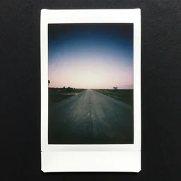 liminal space, polaroid photo