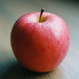 a beautiful photo of a red apple, Fujifilm Velvia 50