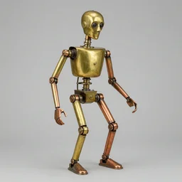 a brass and copper mechanical man, a soulless machine which has no heart | victorian | Terese Nielsen |