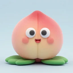 claymation peach