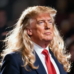 donald trump drag queen, RPG portrait, dynamic lighting, fantasy art, High contrast, depth of field