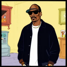snoop dogg in a far side comic strip by gary larson