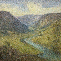 In the late 1800's, this beautiful valley was the center of a war fought over water and oil between the Russian and Ottoman empires, oil painting on artstation