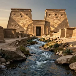 national geographic photo of a stream desktop in ancient egypt