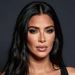 kim kardashian portrait by giger, very detailed