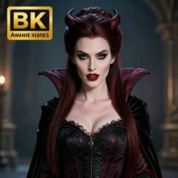 beautiful vampire queen, highly detailed, 4 k, hdr, smooth, sharp focus, high resolution, award - winning photo, artgerm, anne stokes, photorealistic