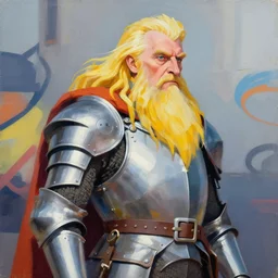 greg manchess portrait painting of armored albus dumbledore as overwatch character, medium shot, asymmetrical, profile picture, organic painting, sunny day, matte painting, bold shapes, hard edges, street art, trending on artstation, by huang guangjian and gil elvgren and sachin teng