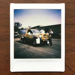 found polaroid photo of trash humpers