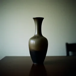 far shot photo of a vase on a table, pentax k1000