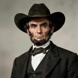 abraham lincoln as a cowboy