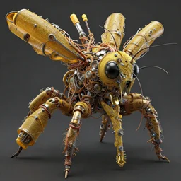 abstract, weta, soft biotech, bumblebee tubes, wires, hifructose, scifi, fantasy, cyberpunk, intricate, decadent, highly detailed, octane render, artstation, concept art, smooth, sharp focus, art by artgerm, wlop