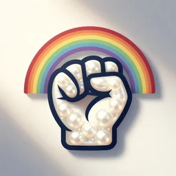 vector art | fist logo | pearl rainbow, outlines, textures, contrast | friendly fun soft simple polished coherent simple modern | hi - fructose, divine proportion, smooth, octane render, sharp focus, artstation | beeple, meta design, wolff olins |
