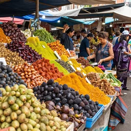 colourful markets