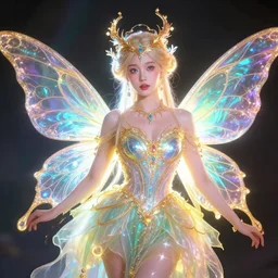 portrait of fairy princess, beautiful, attractive, glowing, ornate and intricate, jaw dropping, dynamic lighting, colorful, fairy tale, intricate and detailed, 4 k octane render, age 1 8