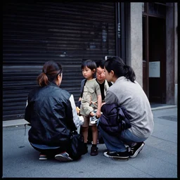 Candid Street Photography. Fujichrome Velvia 100