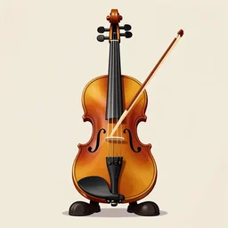anthropomorphic violin