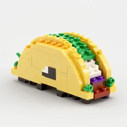 taco bell made out of lego