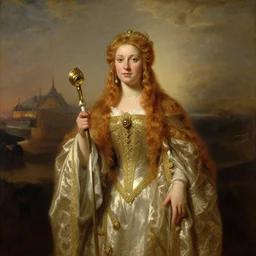 beatiful celtic queen by J. M. W. Turner