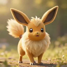 real life pokemon vulpix, adorable, fluffy, ultra realistic, golden hour, sharp focus