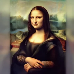 monalisa in the style of ZDZISŁAW BEKSIŃSKI