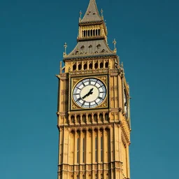 photo of a big ben wall clock