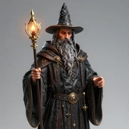 A portrait of a necromancer, highly detailed, photorealism, Rendered with a Blender Toon Shader, Trending on Artstation