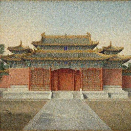 Asian palace, painting by Gaston Bussiere, Craig Mullins