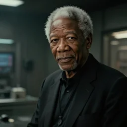 Morgan Freeman in the backrooms 4k detail