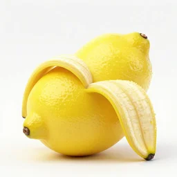 A Lemon with a Banana skin