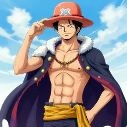 illustration humanisation Yoru(One piece)