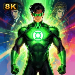 symmetry!! stunning portrait of green lantern!! by victo ngai, kilian eng vibrant colors, dynamic lighting, digital art, winning award masterpiece, fantastically beautiful, illustration, aestheticly inspired by beksinski and dan mumford, trending on artstation, art by greg rutkowski, 8 k