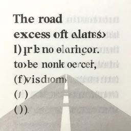 sing louder sound, ( ( ( ( ( the road of excess leads to the palace of wisdom, ) ) ) ) )