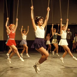a film still from swing girls ( 2 0 0 4 )